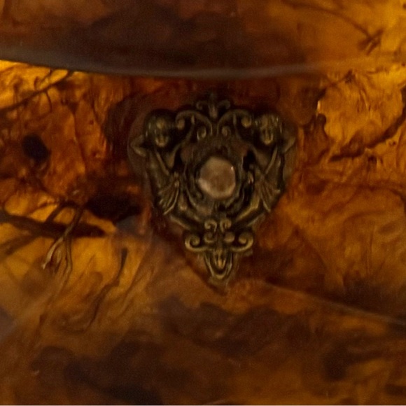 MAYA Elegant Resin Bag With Jeweled and Beaded Strap - Picture 14 of 14